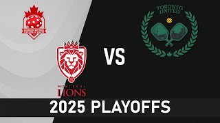 Montreal Lions VS Toronto United - CNPL 2025 PLAYOFFS