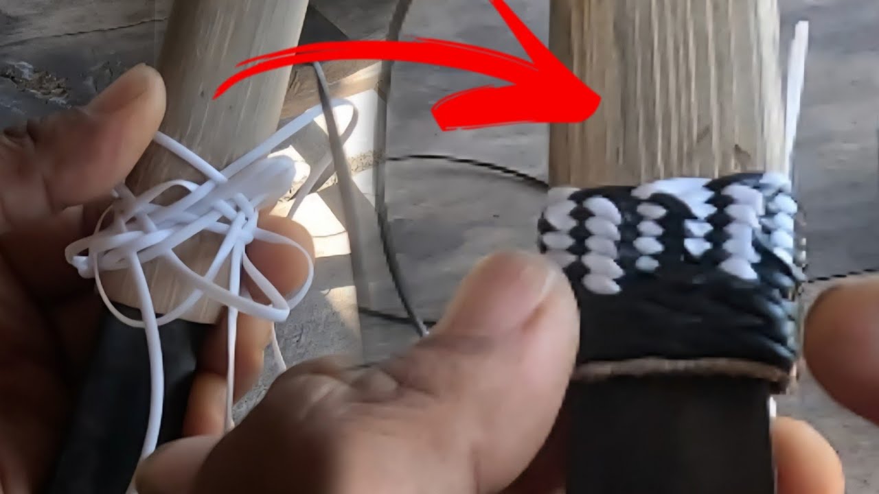 How to make, tighten and start a Doa handle /traditional dao/Arunachal pradesh/@Ylsvlog 