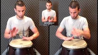 Columbia On Congas (Slow Example)