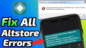 Fix All Altstore Errors | Windows 7 error isWow64process2 Fixed