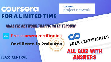 Analyze Network Traffic with TCPDump,All Quiz Answers.#coursera#learning #learn #quizzes #mr #answer