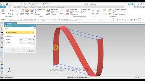 NX   THICKEN COMMAND IN NX