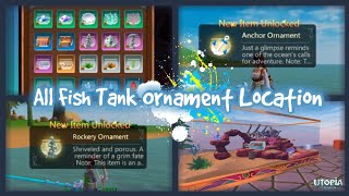 All 24 Fish Tank Ornament Spot Location | utopia origin |