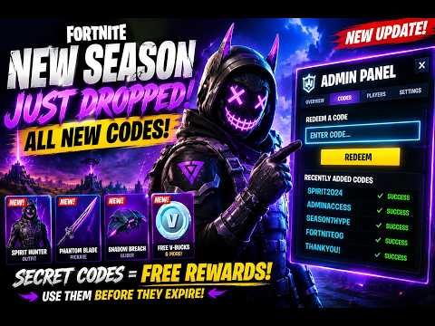 🚨 NEW FORTNITE SPIRIT CODES JUST DROPPED! ADMIN PANEL SECRETS + FREE REWARDS! 👀🔥
