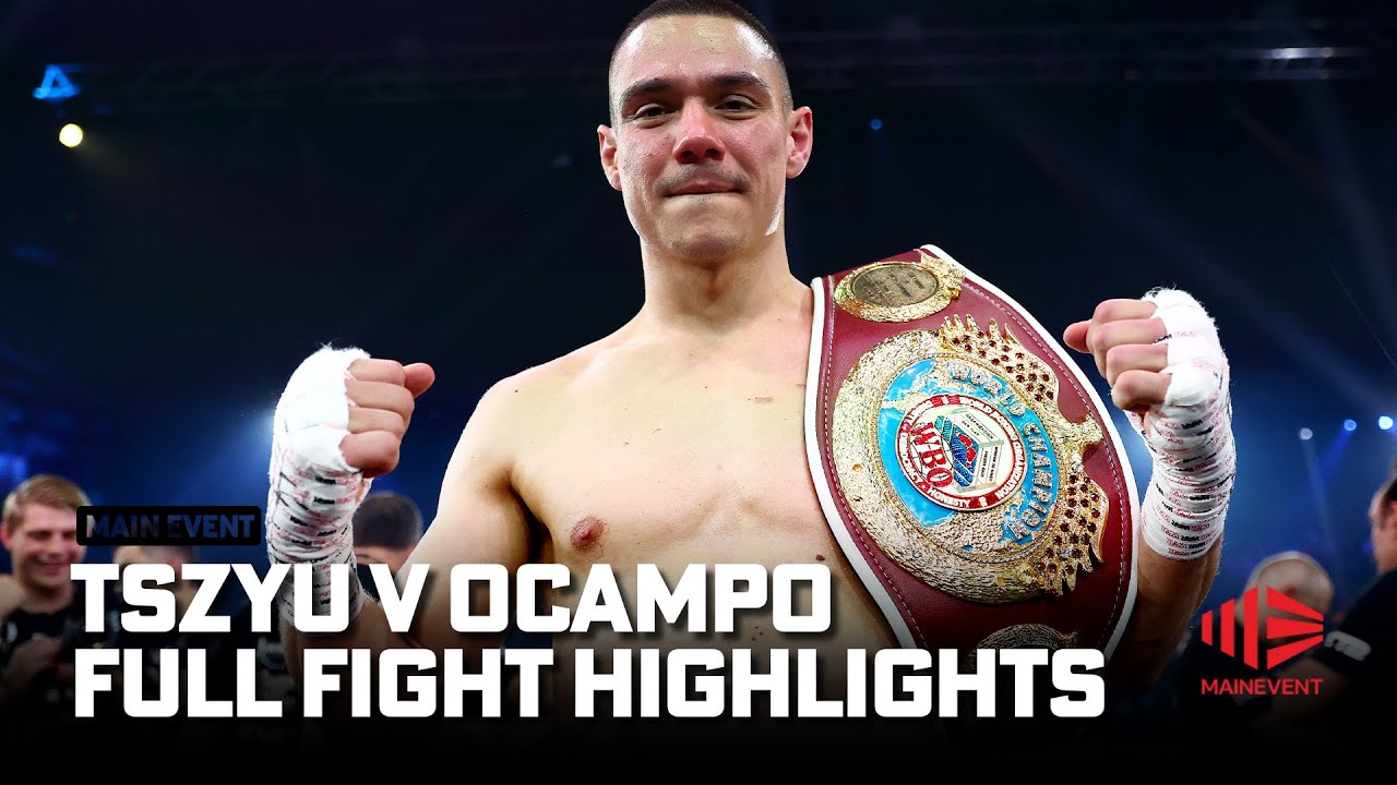 ⁣Tim Tszyu v Carlos Ocampo Full Fight Highlights | Main Event | Fox Sports Australia | Boxing