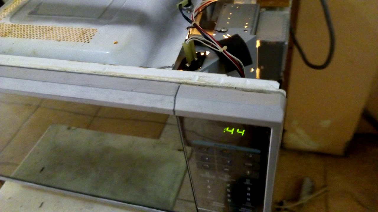 Microondas no calienta y no gira el plato, solucionado, falla switch de