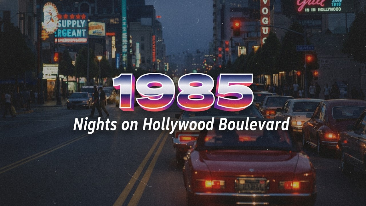BACK TO 1985 — Nights on Hollywood Boulevard // Nostalgia • Vaporwave • Chillwave • Memory Drive Mix