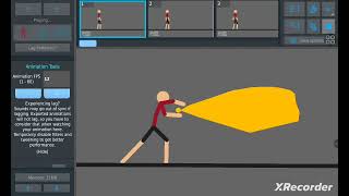 Fire effect test animation (sticknodes)