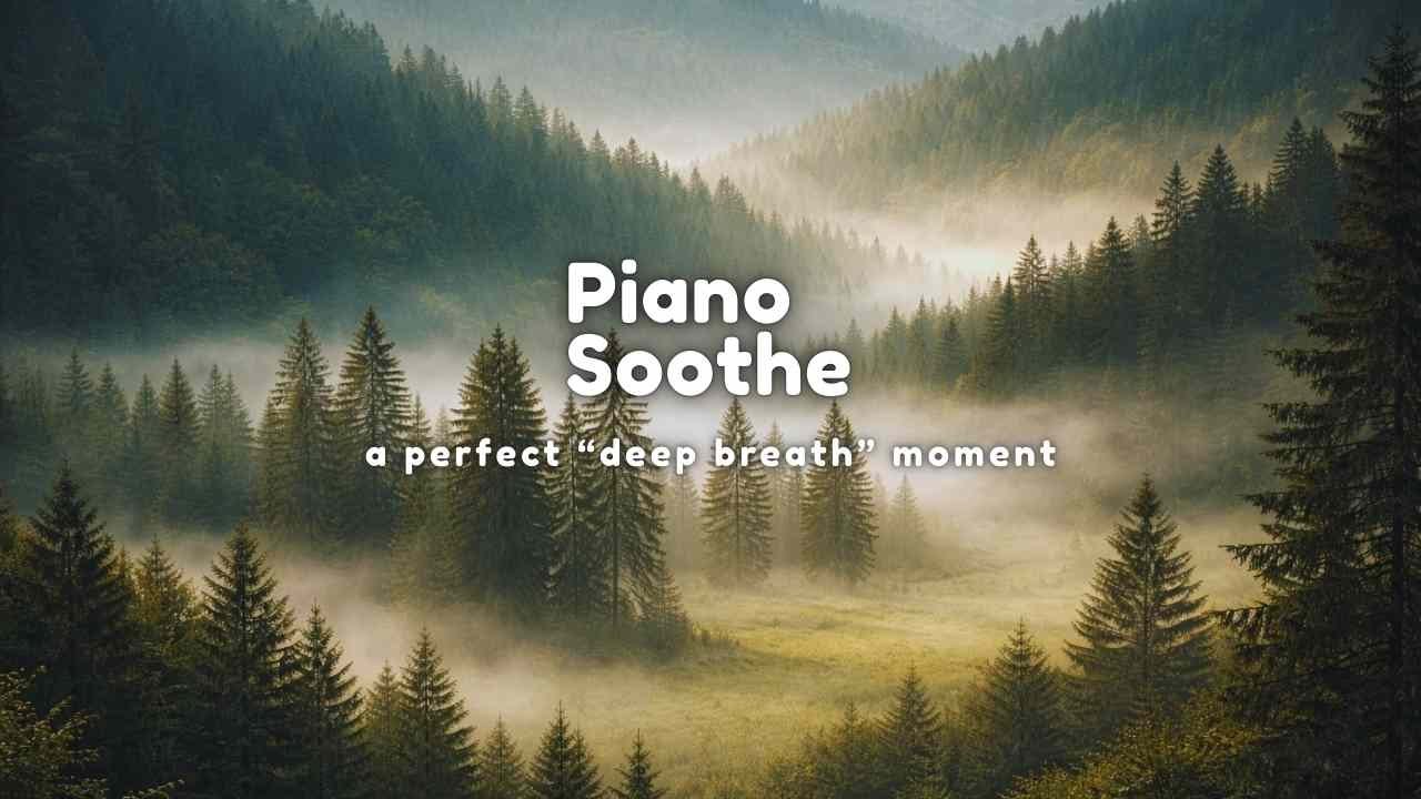Relaxing Piano for Deep Sleep 🌫️ Misty Forest Calm (1 Hour)