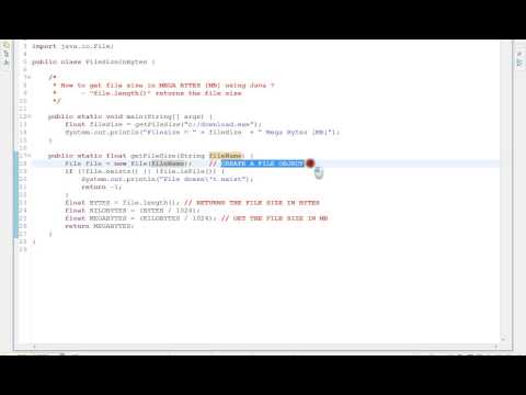 HOW TO GET FILE  SIZE IN MEGA BYTES MB USING JAVA