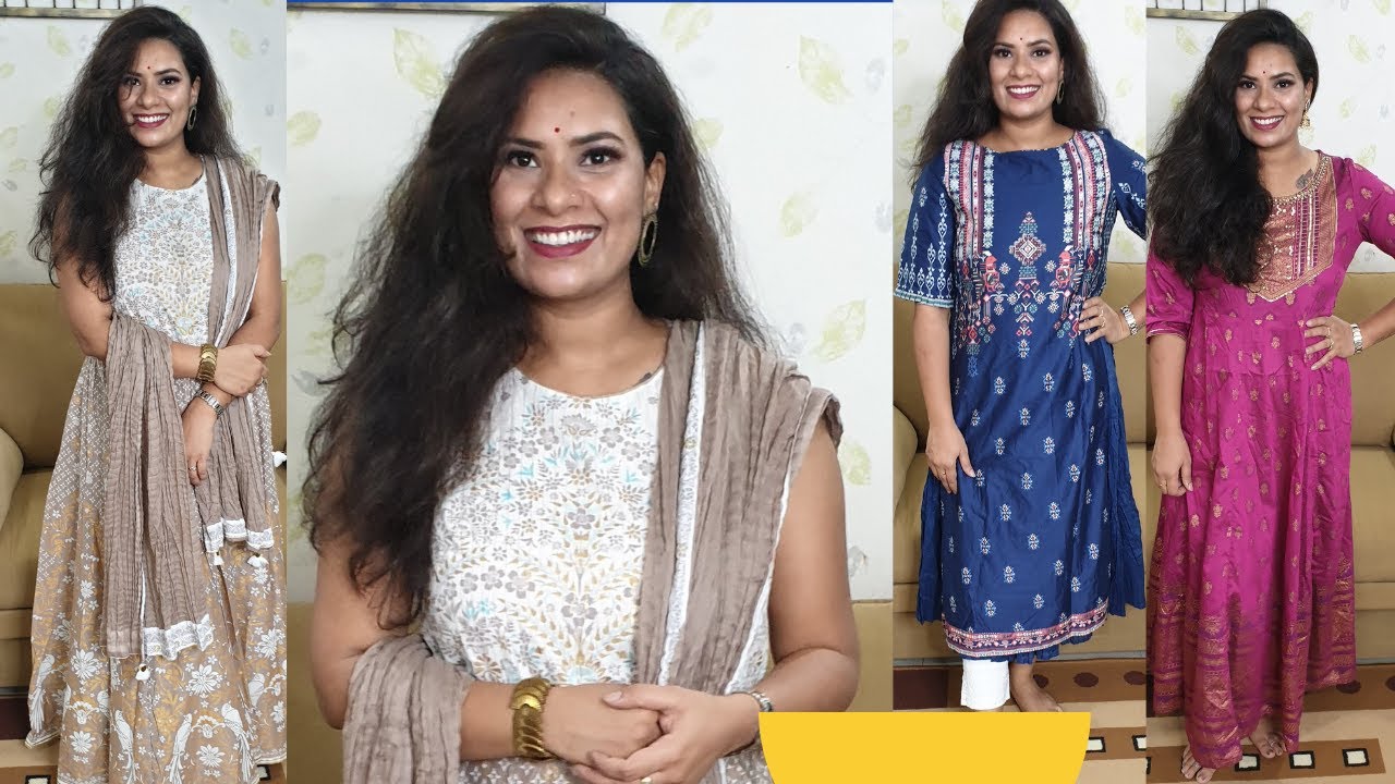 Latest trendy Biba ,W Complete Kurta Haul 2021 W BIBA Kurta Haul