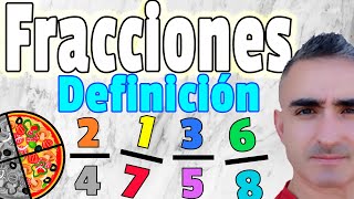 Fracciones 01 - ¿Qué es una fracción? Explicación fracción, numerador, denominador Fracciones 01 - ¿Qué es una fracción? Explicación fracción, numerador, denominador