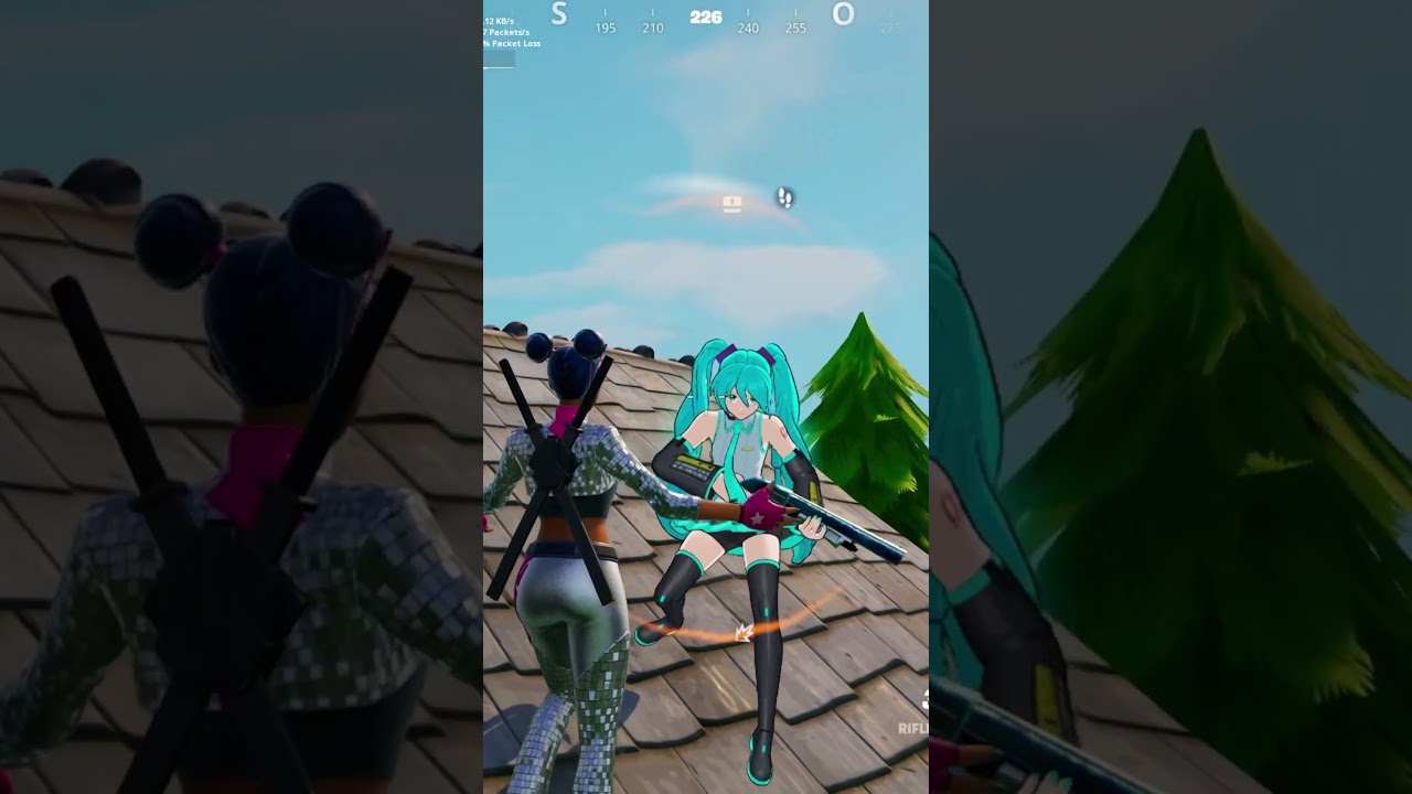 Tentando ABRAÇAR jogadores do Fortnite - Parte 4.  #fortnite #fortniteclips #memesfortnite #miku
