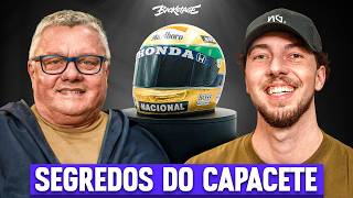 Os bastidores do capacete do Ayrton Senna