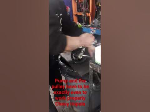 Chevy Impala water pump replacement - YouTube