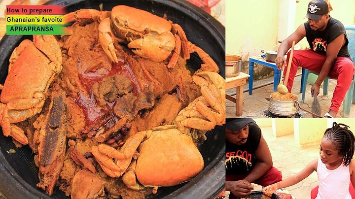 How to prepare Authentic Aprapransa/Akplidzii with Palmnut Soup Recipe/Traditional Ghanaian Delicacy