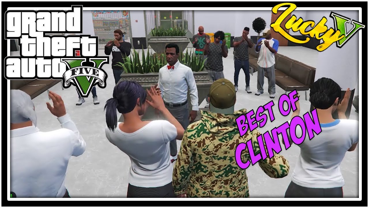 Best of Clinton | Chaos am Flughafen | LuckyV Einreise Whitelist | ItsSoley | GTAV RP