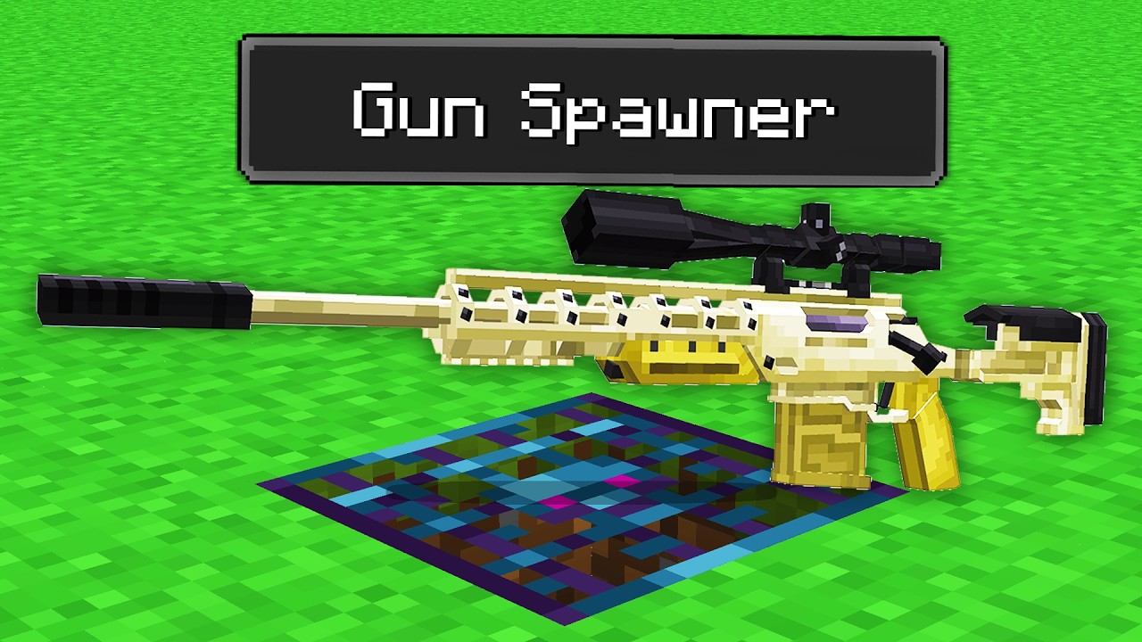 I Added GUN GENERATORS in Minecraft Bedwars..