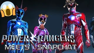 Power Rangers Meets Snapchat