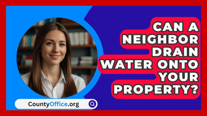 Can a Neighbor Drain Water Onto Your Property UK: Legal Insights