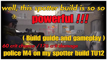 The Division 2| My TU12 Spotter AR Build!!!👍🏻👍🏻👍🏻Guide and Gameplay