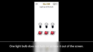 Light up all the bulb Brain Out Level 125