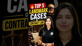 5 Landmark Judgments of Contract Law Every Law Student Must Know | Contract Law Cases #PW #CLAT