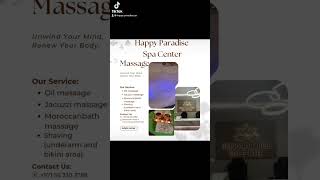 Tired!? Come visit happy paradise spa for relaxing massage with affordable massage .