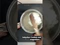 If the magnet sticks then it works on induction cookers.