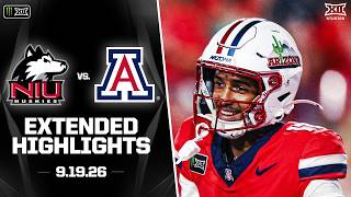 Full Northern Illinois vs. Arizona Extended Highlights | 2026 Monster Energy Big 12 Football News