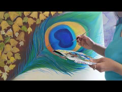 Krishna Feather - commission art