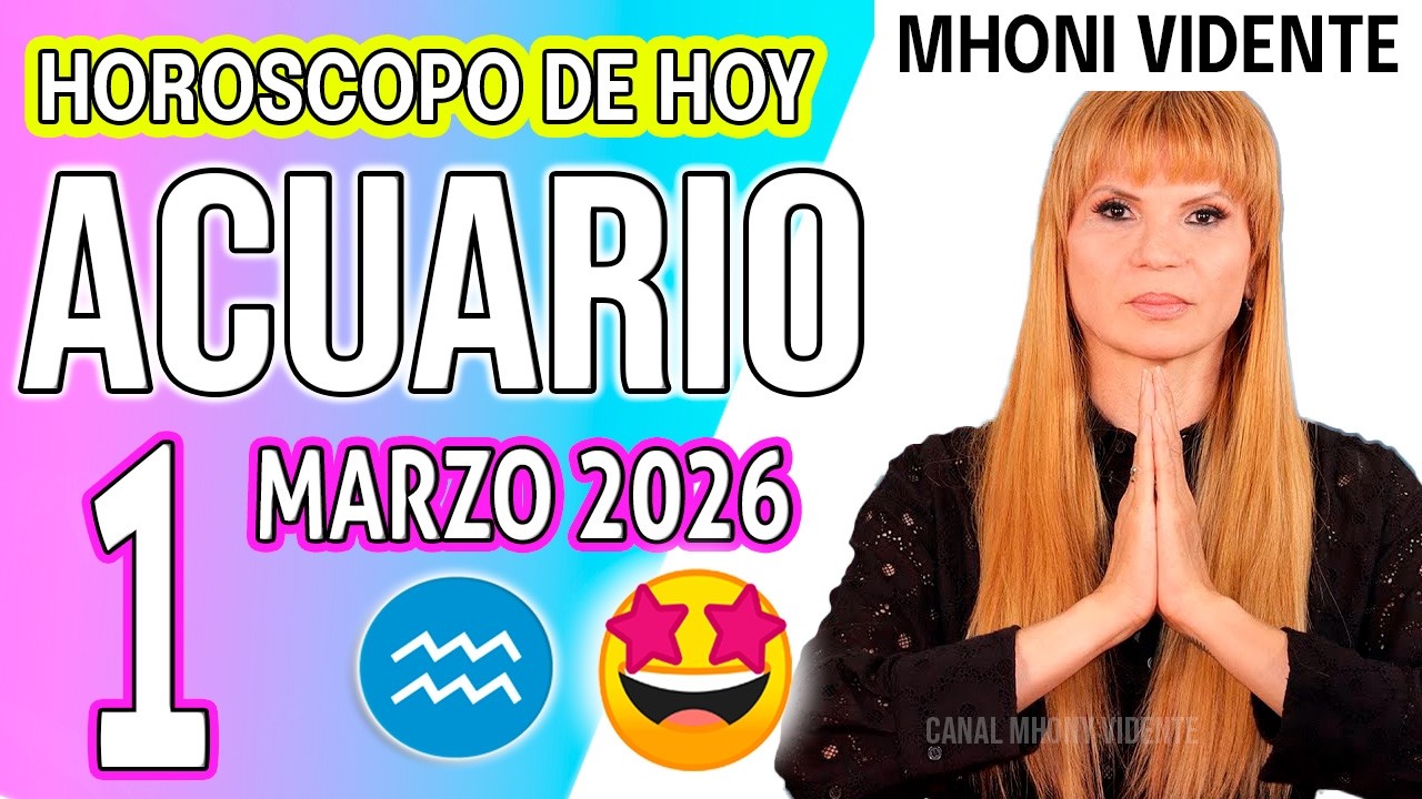 ACUARIO ♒   🌙 ESTA NOCHE CAMBIA TU SUERTE, NO LO CUENTES A NADIE 🤫✨HOROSCOPO De Hoy 1 de MARZO 2026