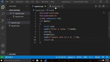 How to find square root of a number in c++ |Write a c++ program to find square root of a number.#c++