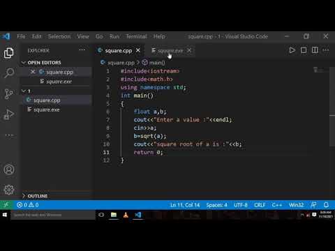 How to find square root of a number in c++ |Write a c++ program to find square root of a number.#c++
