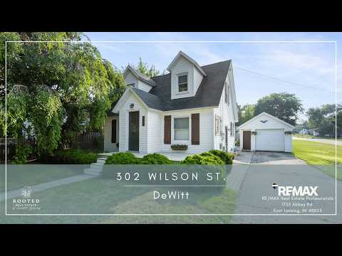302 Wilson Street, DeWitt, MI home video tour