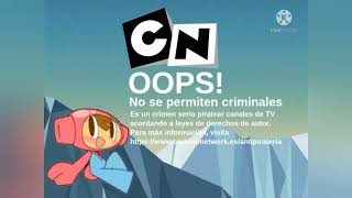 14 Falso Tela Anti Pirataria Cartoon Network Espanha 2005-2007 Em Espanhol Uso Justo