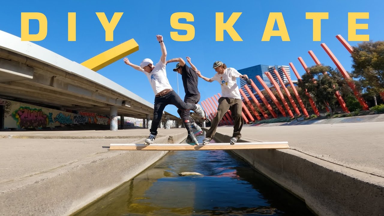 Flemington Drains Skate Session with friends DIY skatepark