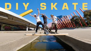 Flemington Drains Skate Session with friends - DIY skatepark - Aggressive Inline skating Melbourne