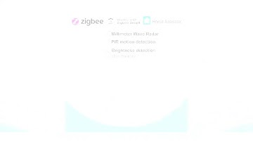 Zigbee Human Presence Detector,Luminance/Distance Detection,  Smart PIR Motion Sensor Support Zigbee