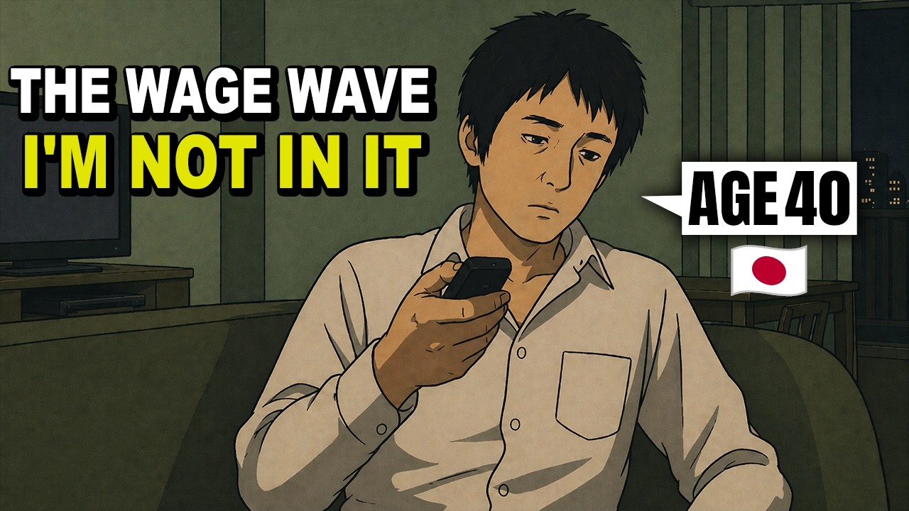 Low Income in Japan | The Wage Rise Chose a Generation. I'm 40, Not the One.
