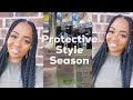 Knotless Braids, Baby Bumpin and Blowing A Bag! | Vlog