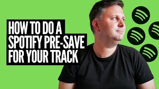 A spotify pre-save will give your fans the chance to save new single
or album their library before music is released. in this video, i
wi...