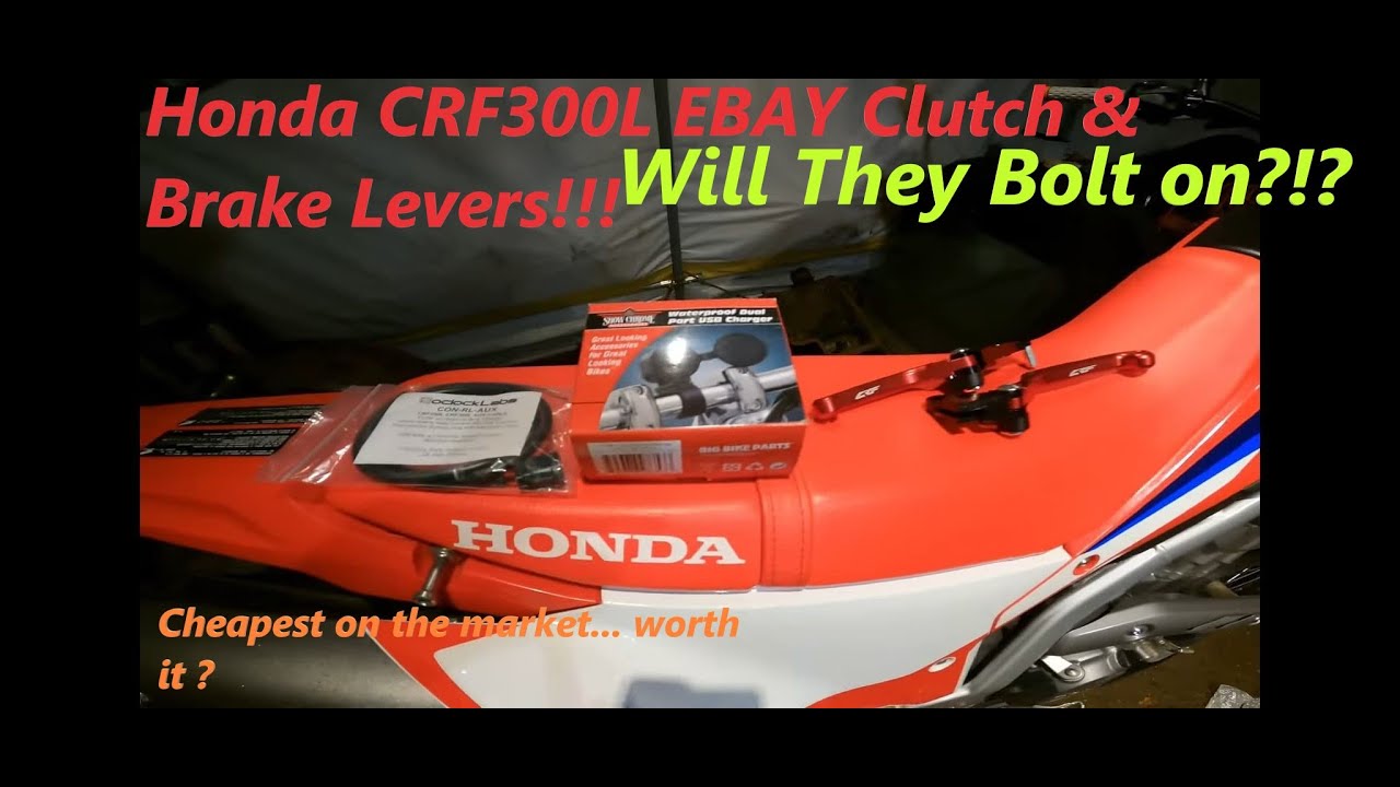Honda CRF300L Clutch & Brake lever Install YouTube