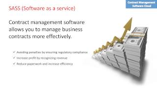 Cloud contract management software