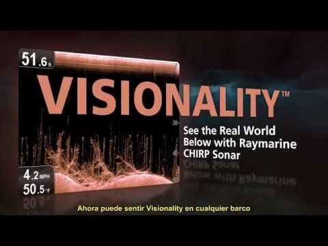 VISIONALITY™  Vea el mundo real bajo su barco con Raymarine CHIRP DownVision™