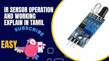 IR sensor operation and working explain in tamil