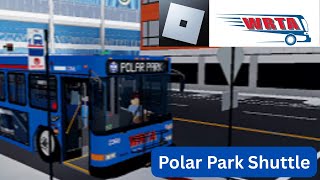 WRTA Roblox Bus Driving Polar Park Shuttle screenshot 1