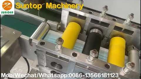 servo control high speed all in one mask making machine