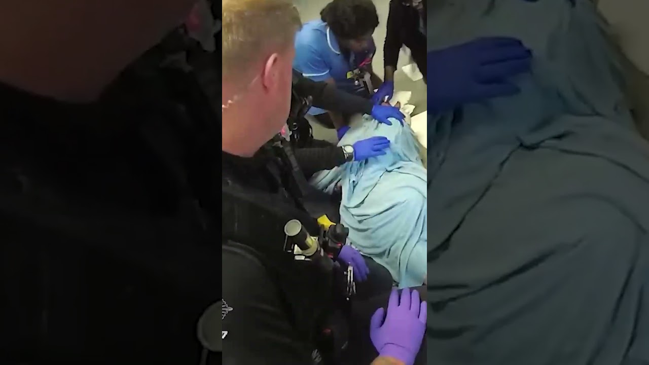 Brute headʙuттs cop so hard they both collapse unconscious #shorts - YouTube
