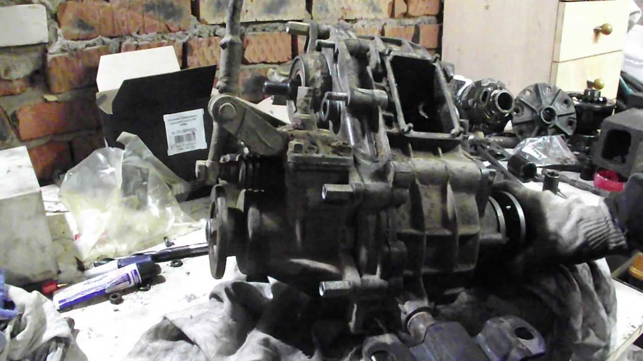 установка в раздатку нивы кит комплекта для отключения переднего моста ...